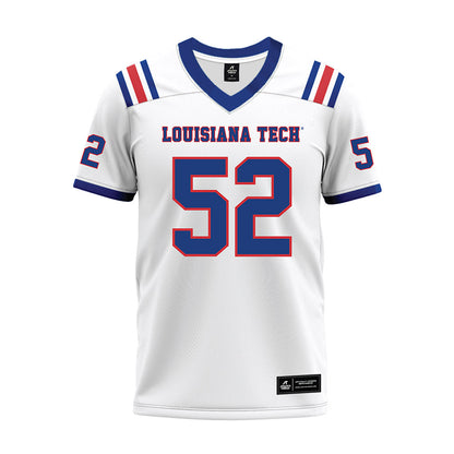 LA Tech - NCAA Football : Troy Smith III - White Premium Football Jersey