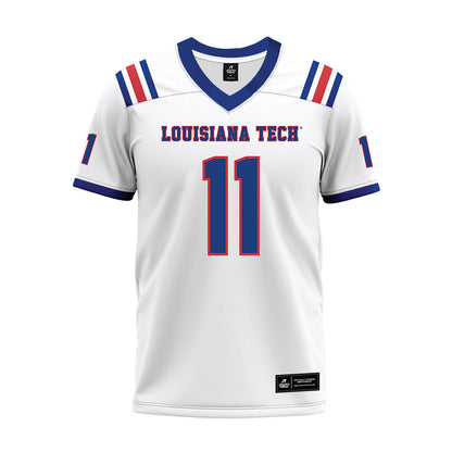 LA Tech - NCAA Football : Jalen Mickens - White Premium Football Jersey-0