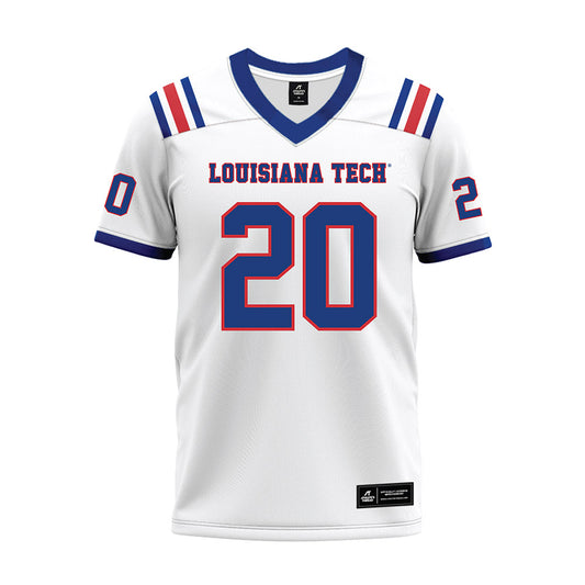 LA Tech - NCAA Football : Kenyatta McNeese - White Premium Football Jersey-0