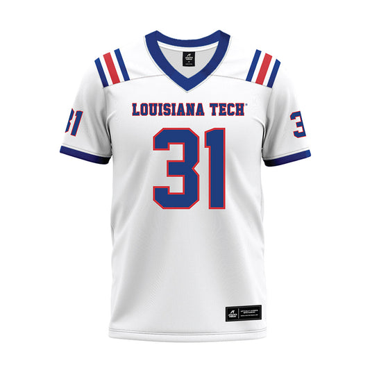 LA Tech - NCAA Football : Will Fendley - White Premium Football Jersey-0