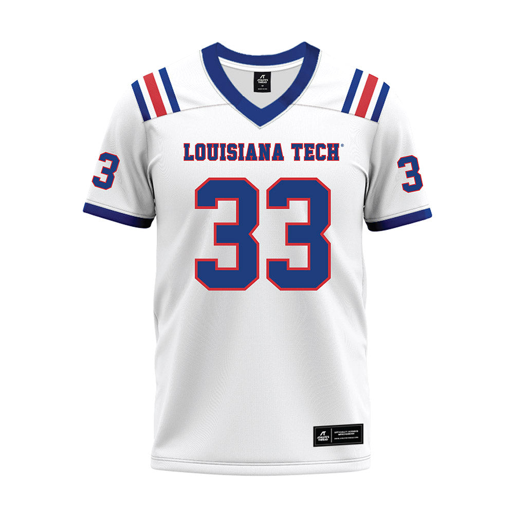 LA Tech - NCAA Football : Jaylon Parnell - White Premium Football Jersey-0
