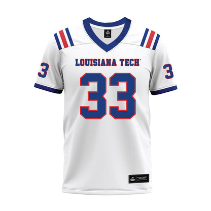 LA Tech - NCAA Football : Jaylon Parnell - White Premium Football Jersey-0