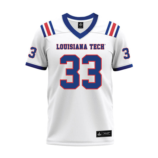 LA Tech - NCAA Football : Jaylon Parnell - White Premium Football Jersey-0