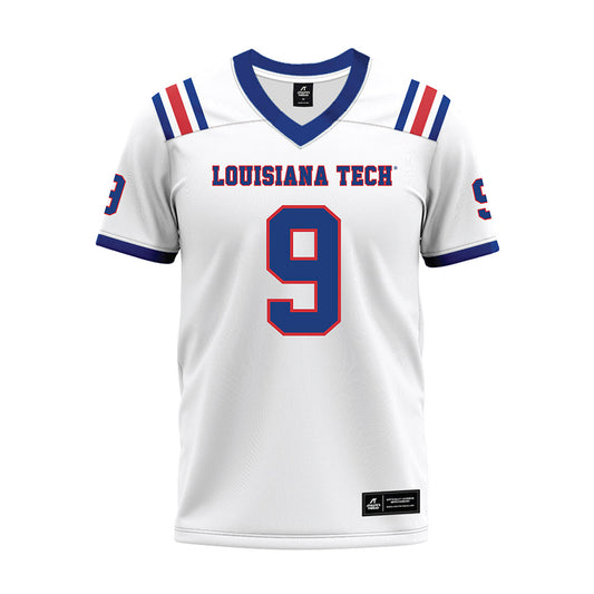 LA Tech - NCAA Football : Marlion Jackson - White Premium Football Jersey