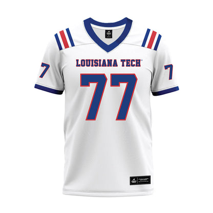 LA Tech - NCAA Football : Keystone Allison - White Premium Football Jersey