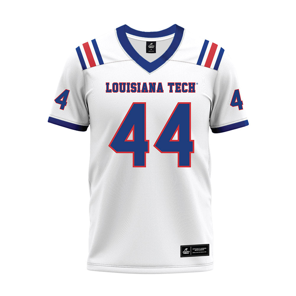 LA Tech - NCAA Football : Kaleb Coleman - White Premium Football Jersey-0