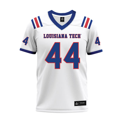 LA Tech - NCAA Football : Kaleb Coleman - White Premium Football Jersey-0