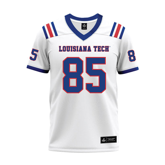 LA Tech - NCAA Football : Adem Madise - White Premium Football Jersey-0