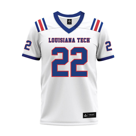LA Tech - NCAA Football : Jadon Mayfield - White Premium Football Jersey-0