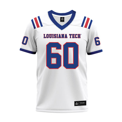 LA Tech - NCAA Football : Roy Brackins III - White Premium Football Jersey