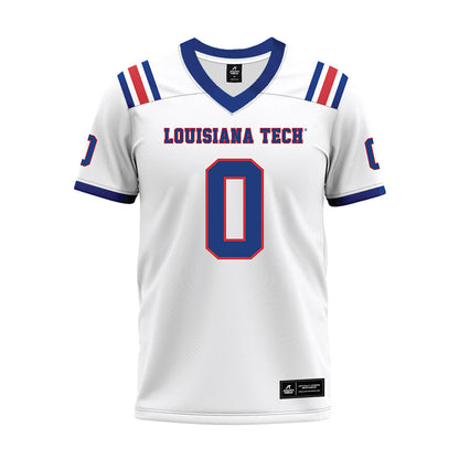 LA Tech - NCAA Football : Andrew Burnette - White Premium Football Jersey-0