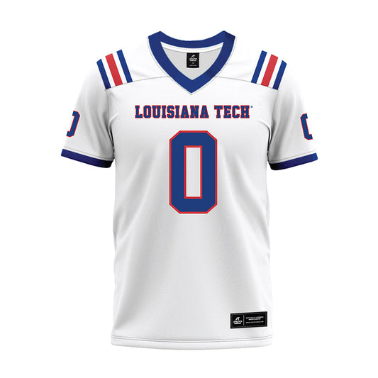 LA Tech - NCAA Football : Andrew Burnette - White Premium Football Jersey-0