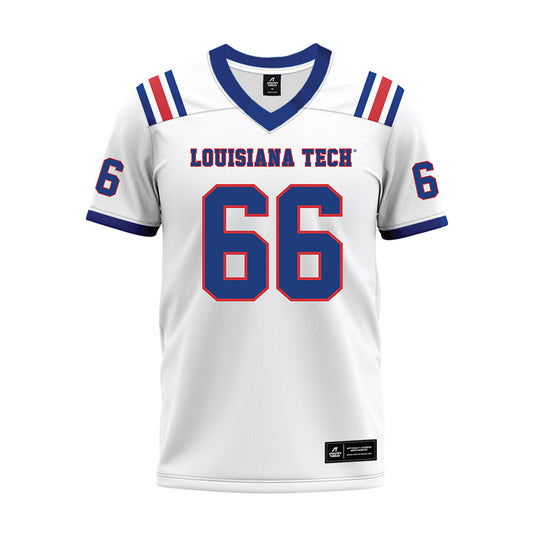 LA Tech - NCAA Football : Will Hutchens - White Premium Football Jersey-0
