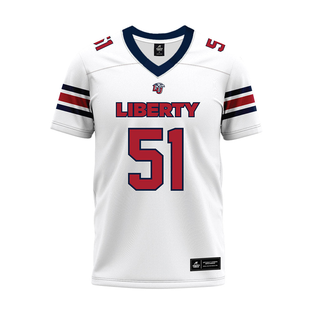Liberty - NCAA Football : DJ Geth Jr - Premium Football Jersey-0