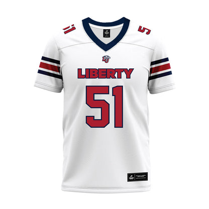 Liberty - NCAA Football : DJ Geth Jr - Premium Football Jersey-0
