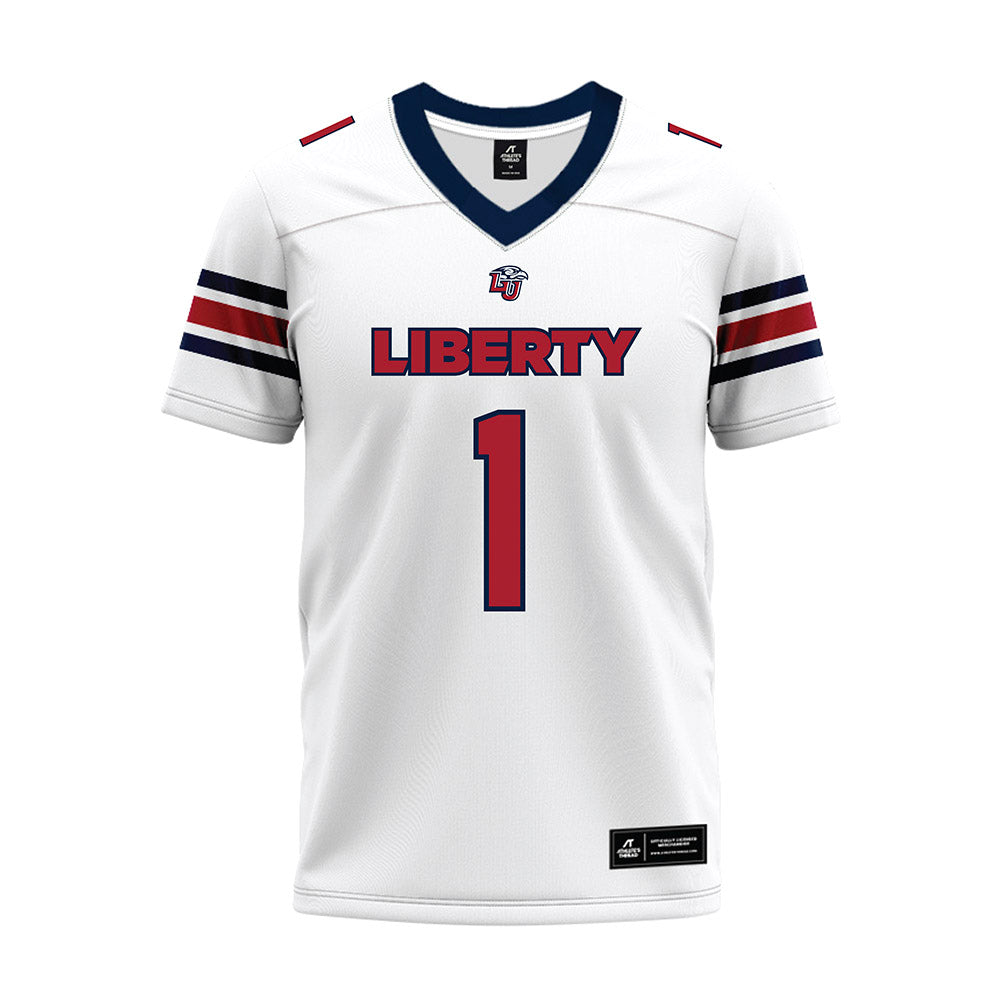 Liberty - NCAA Football : CJ Bazile Jr - Premium Football Jersey-0