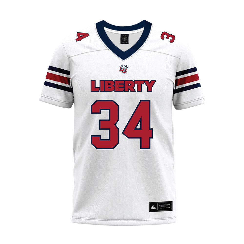 Liberty - NCAA Football : Seneca Moore Jr. - Premium Football Jersey-0