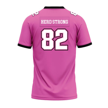 Marshall - NCAA Football : Marcel Williams - Pink Premium Football Jersey