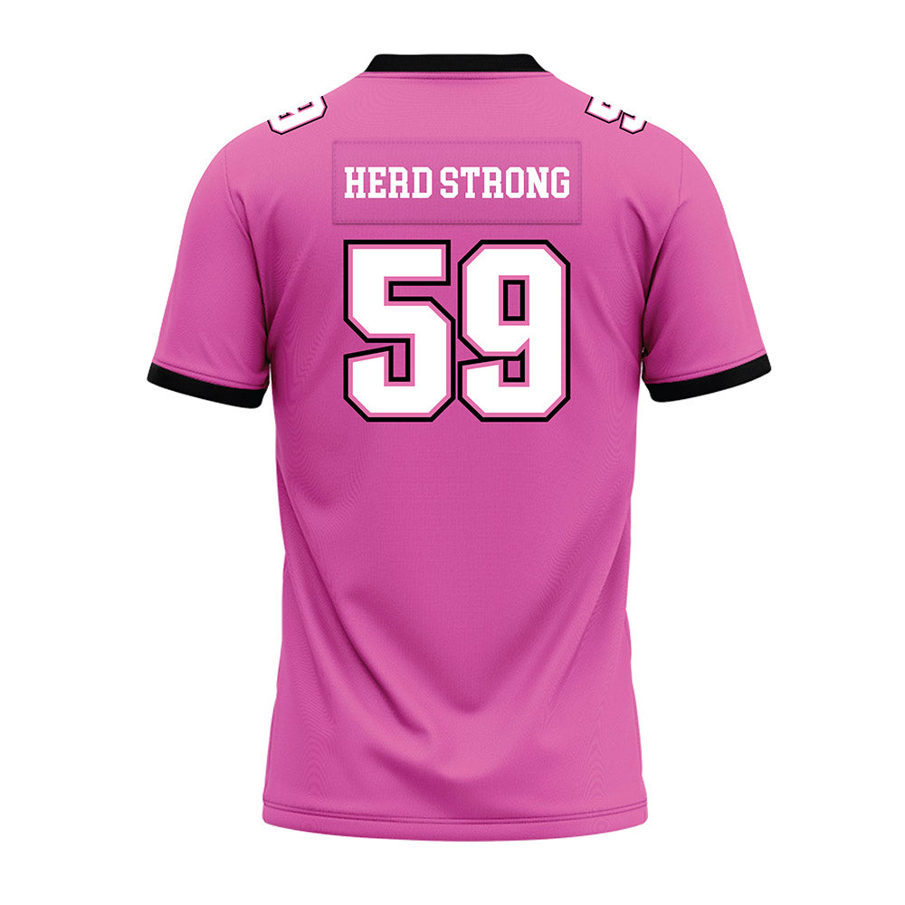 Marshall - NCAA Football : Evan Ferguson - Pink Premium Football Jersey-1