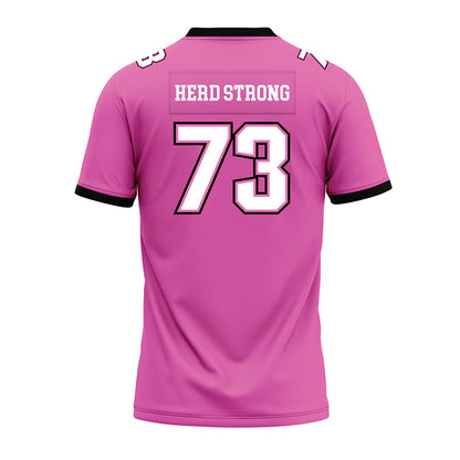 Marshall - NCAA Football : Treaden Henry - Pink Premium Football Jersey