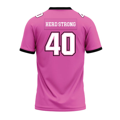 Marshall - NCAA Football : Anthony Richard Jr - Pink Premium Football Jersey