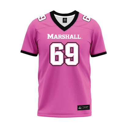Marshall - NCAA Football : Peyton Ellis - Pink Premium Football Jersey-0