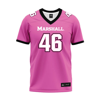 Marshall - NCAA Football : Gavin Magorien - Pink Premium Football Jersey-0
