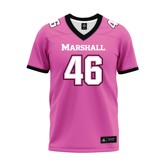 Marshall - NCAA Football : Gavin Magorien - Pink Premium Football Jersey-0