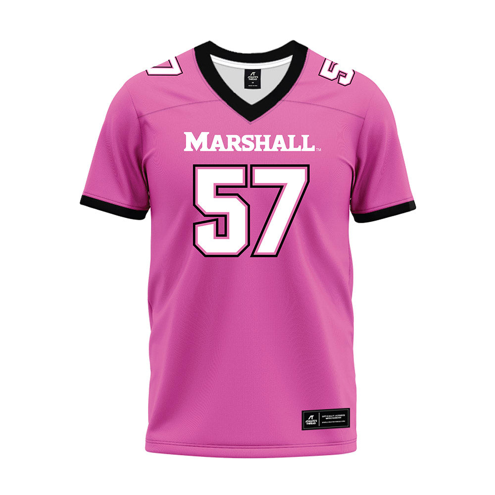 Marshall - NCAA Football : Eric Meeks II - Pink Premium Football Jersey-0