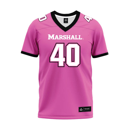 Marshall - NCAA Football : Anthony Richard Jr - Pink Premium Football Jersey