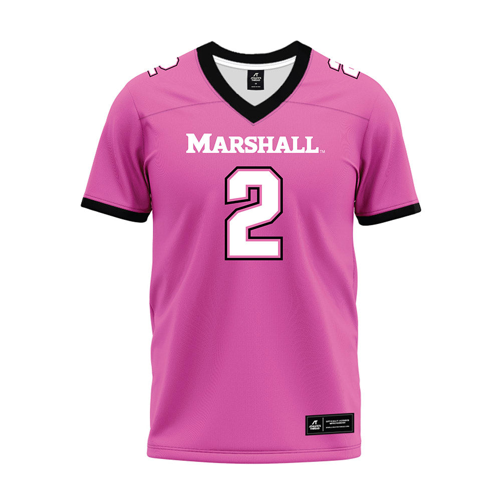 Marshall - NCAA Football : Darrell Sweeting - Pink Premium Football Jersey-0
