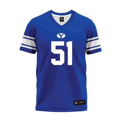 BYU - NCAA Football : Sonny Makasini - Premium Football Jersey