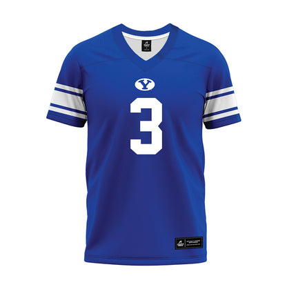 BYU - NCAA Football : Raider Damuni - Premium Football Jersey