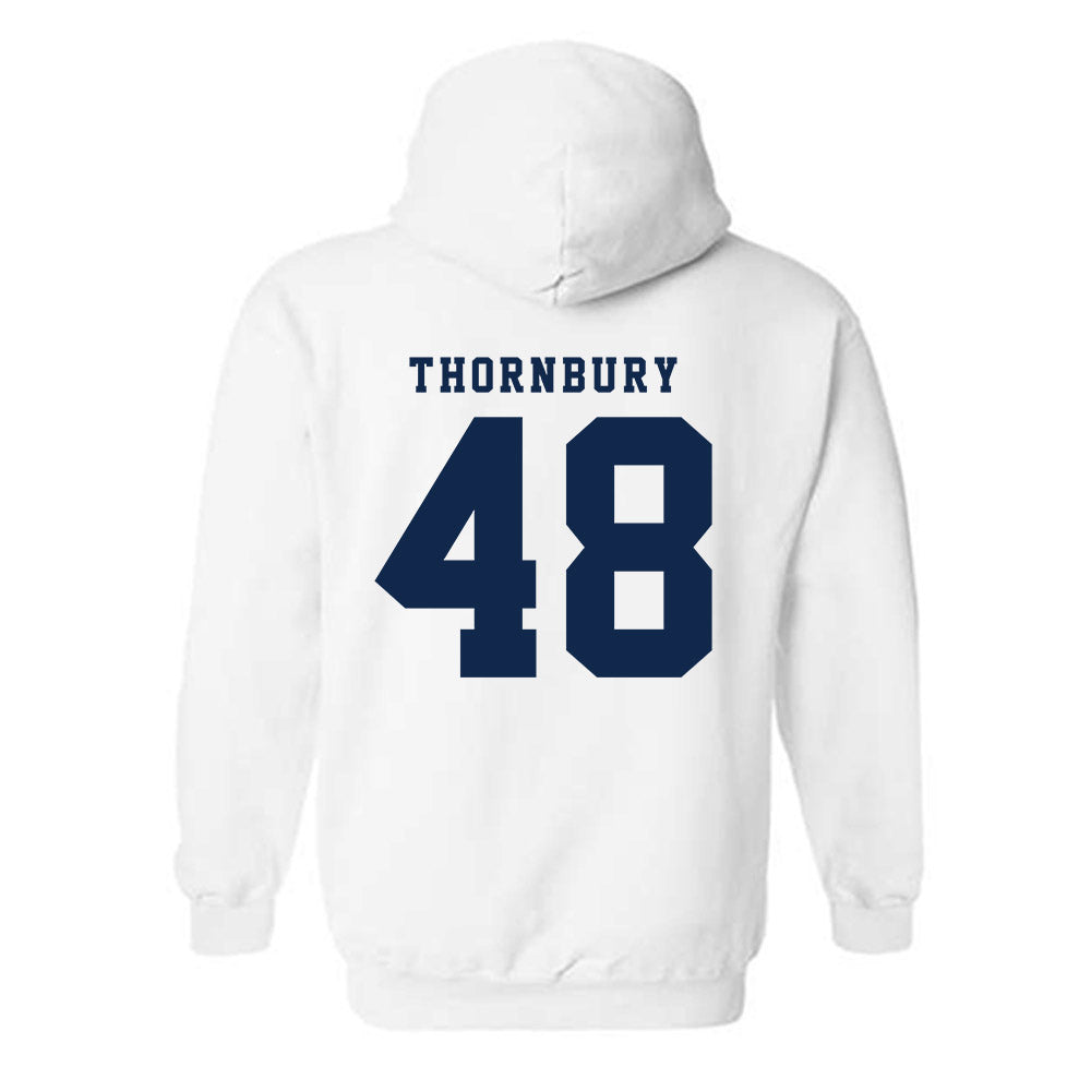 Fresno State - NCAA Baseball : Wyatt Thornbury - Fashion Shersey Hooded Sweatshirt-1