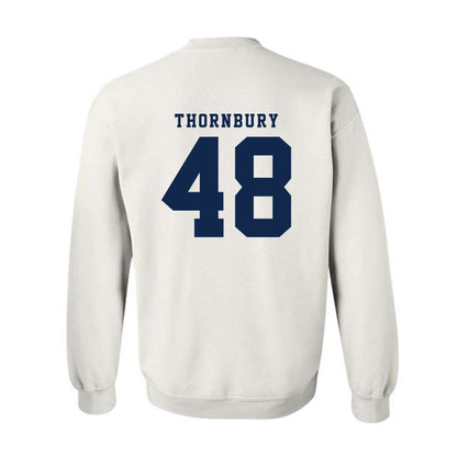 Fresno State - NCAA Baseball : Wyatt Thornbury - Fashion Shersey Crewneck Sweatshirt-1