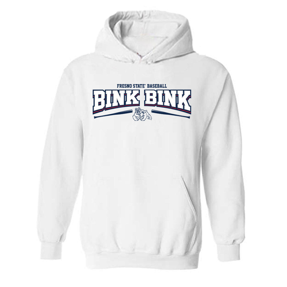 Fresno State - NCAA Baseball : Douglas Crystal - Fashion Shersey Hooded Sweatshirt-0