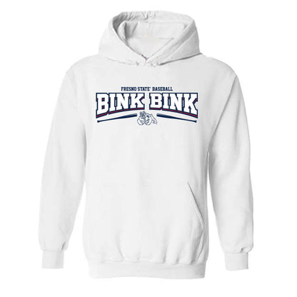 Fresno State - NCAA Baseball : Douglas Crystal - Fashion Shersey Hooded Sweatshirt-0