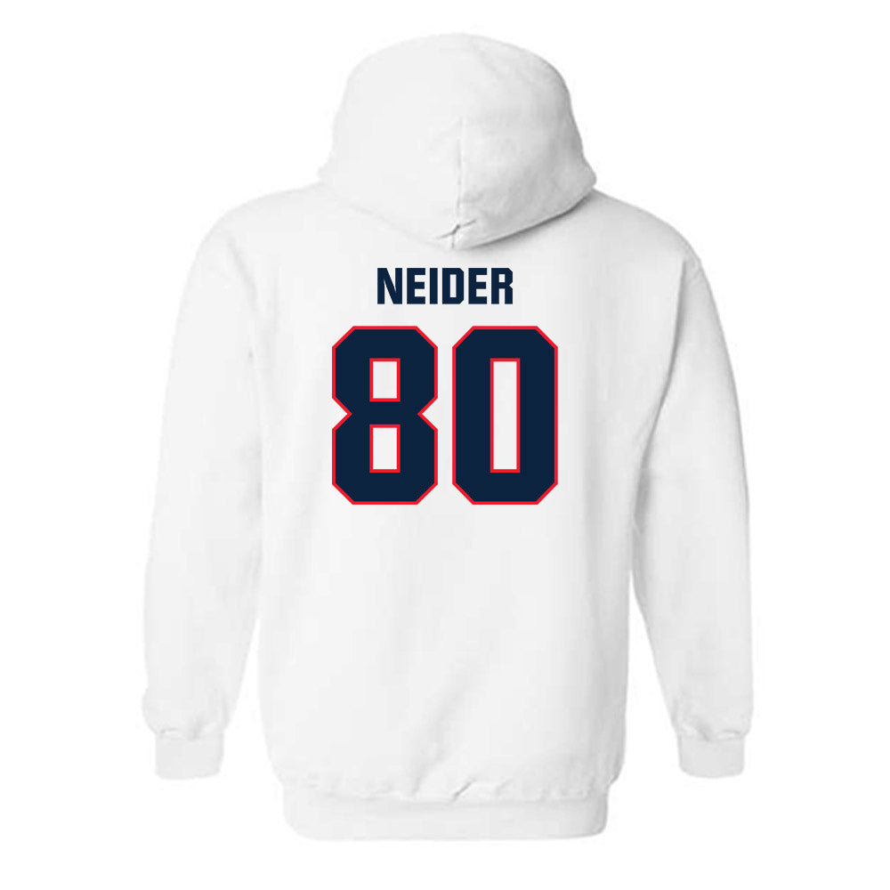 UConn - NCAA Football : John Neider - Classic Shersey Hooded Sweatshirt-1