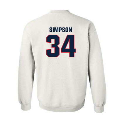 UConn - NCAA Men's Ice Hockey : Owen Simpson - Classic Shersey Crewneck Sweatshirt