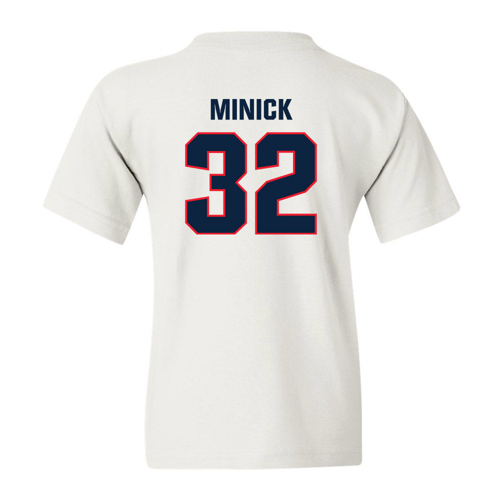 UConn - NCAA Baseball : Tyler Minick - Classic Shersey Youth T-Shirt