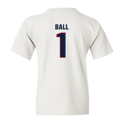 UConn - NCAA Men's Basketball : Solo Ball - Classic Shersey Youth T-Shirt