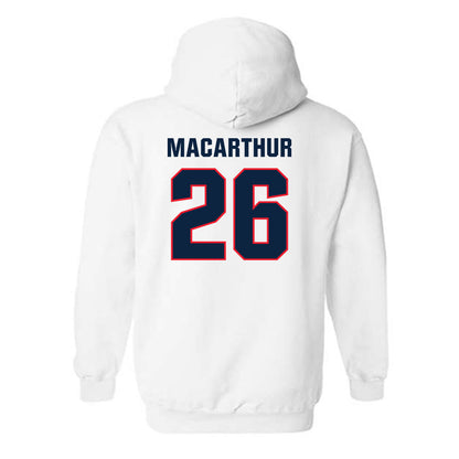 UConn - NCAA Baseball : Grant MacArthur - Classic Shersey Hooded Sweatshirt