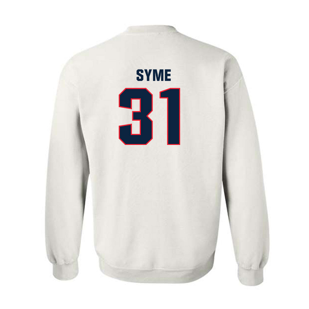 UConn - NCAA Women's Lacrosse : Madelyn Syme - Classic Shersey Crewneck Sweatshirt-1