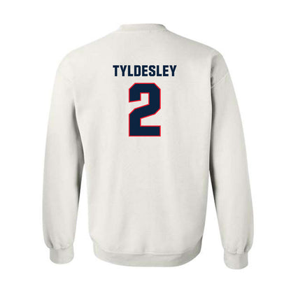 UConn - Womens Lacrosse Legends : Caity Tyldesley - Classic Shersey Crewneck Sweatshirt-1