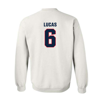 UConn - NCAA Men's Ice Hockey : Andrew Lucas - Classic Shersey Crewneck Sweatshirt