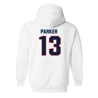 UConn - NCAA Football : Chris Parker - Classic Shersey Hooded Sweatshirt-1