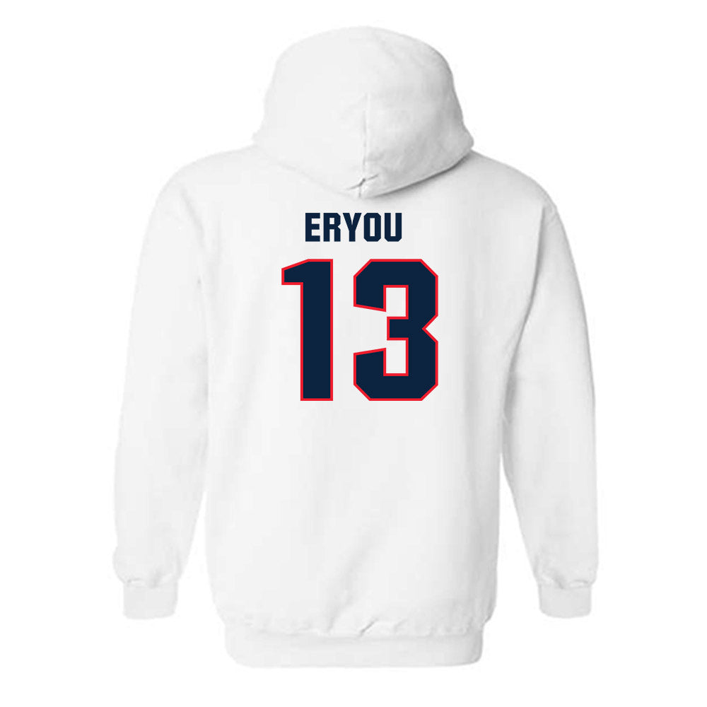 UConn - NCAA Women's Ice Hockey : Emma Eryou - Classic Shersey Hooded Sweatshirt