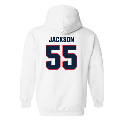 UConn - NCAA Football : Vincent Jackson - Classic Shersey Hooded Sweatshirt-1
