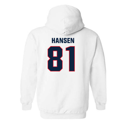 UConn - NCAA Football : Louis Hansen - Classic Shersey Hooded Sweatshirt