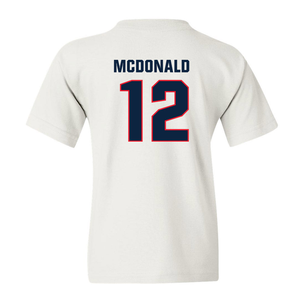 UConn - NCAA Football : Tucker McDonald - Classic Shersey Youth T-Shirt